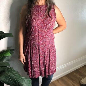 Old Navy Paisley tank dress